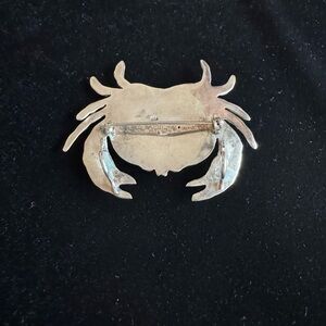 Sterling Silver Crab Brooch and Pendant